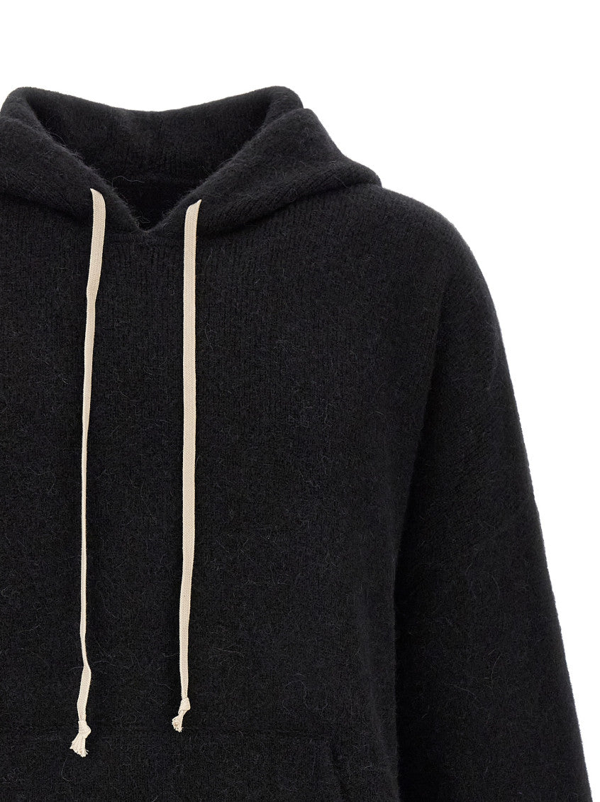 Black Solid Hoodie 3