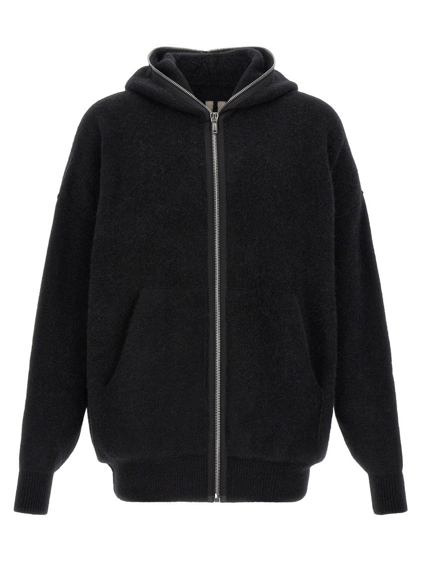 Black Zip Up Hoodie 1