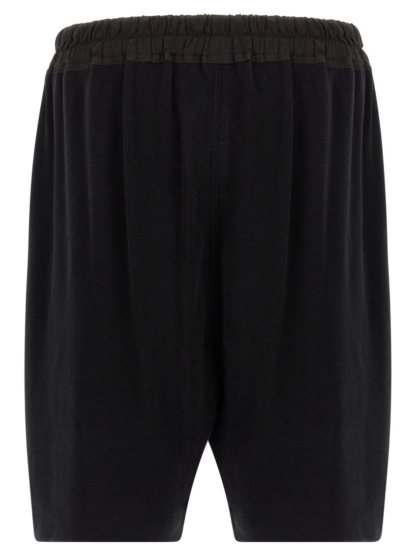 Black Solid Bermuda Shorts 2