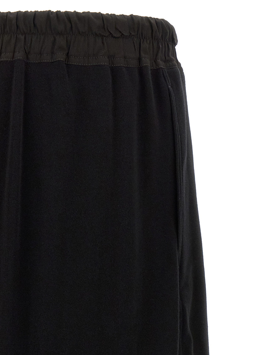 Black Solid Bermuda Shorts 4