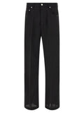 Black Relaxed Mid Rise Jeans 1