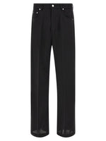 Black Relaxed Mid Rise Jeans 1