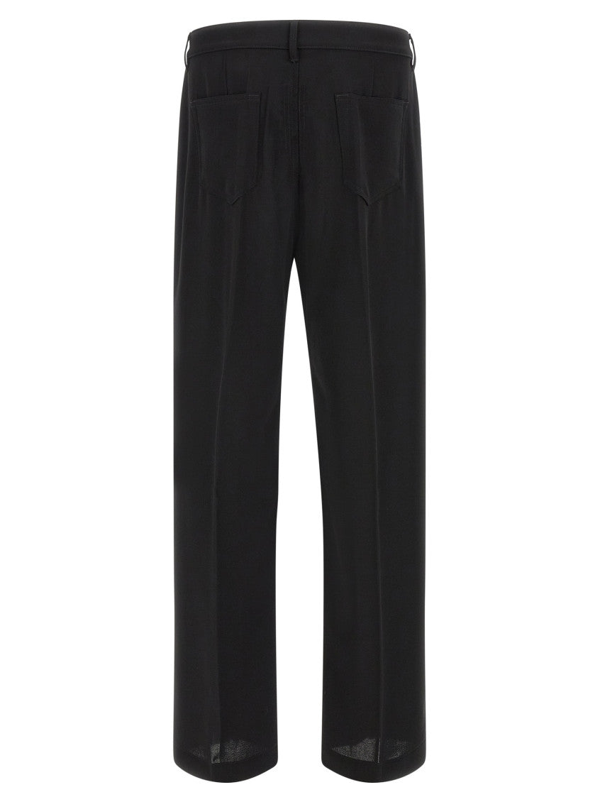 Black Relaxed Mid Rise Jeans 2