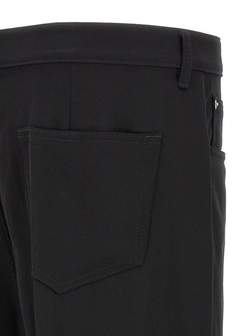 Black Relaxed Mid Rise Jeans 4