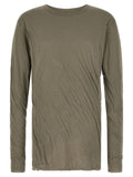 Grey Solid Crew Neck T-Shirt 1