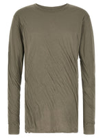 Grey Solid Crew Neck T-Shirt 1