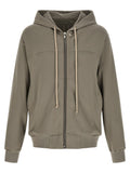 Grey Solid Hoodie 1