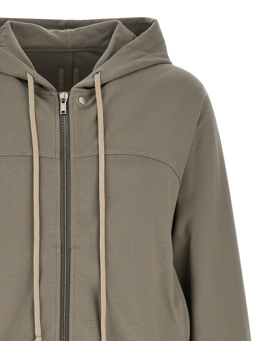 Grey Solid Hoodie 3