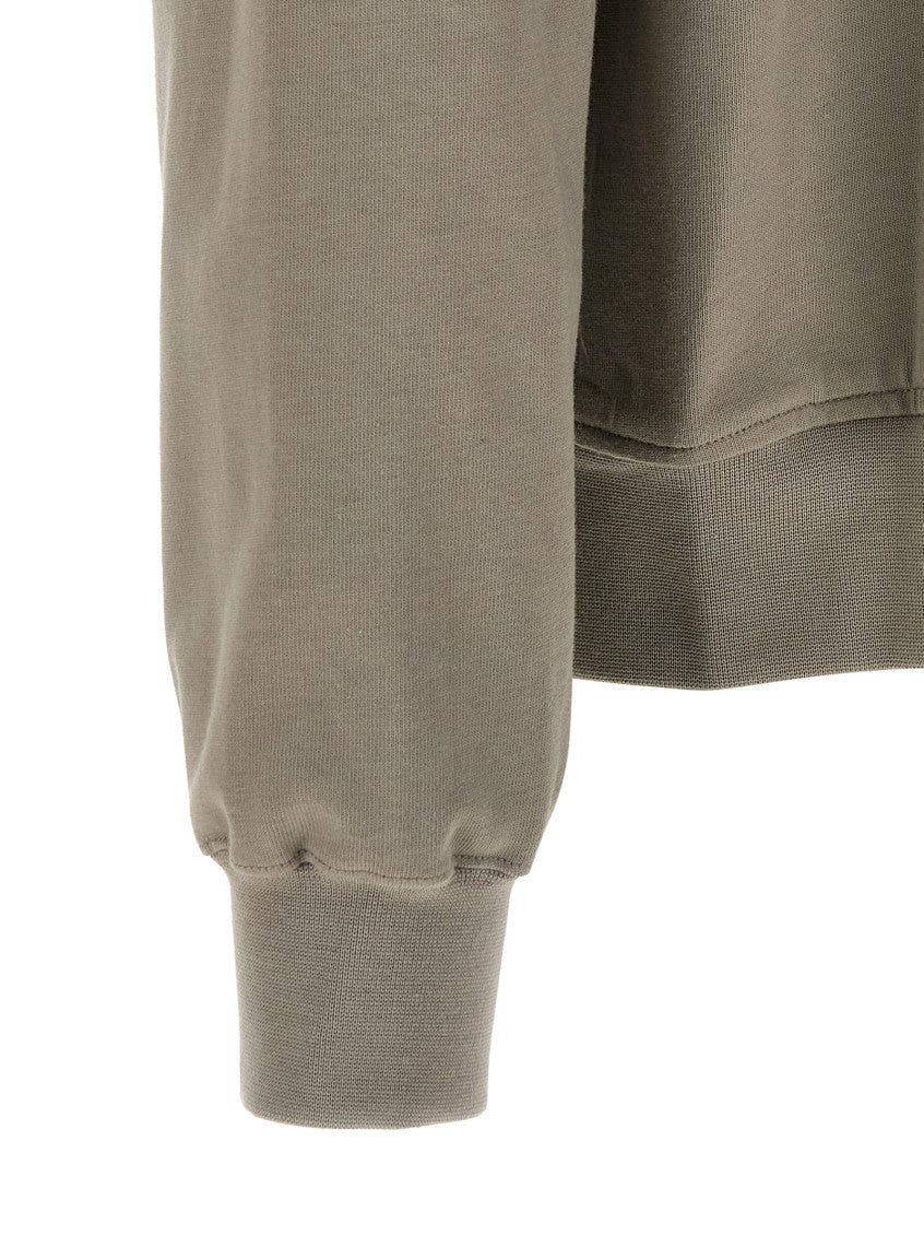 Grey Solid Hoodie 4