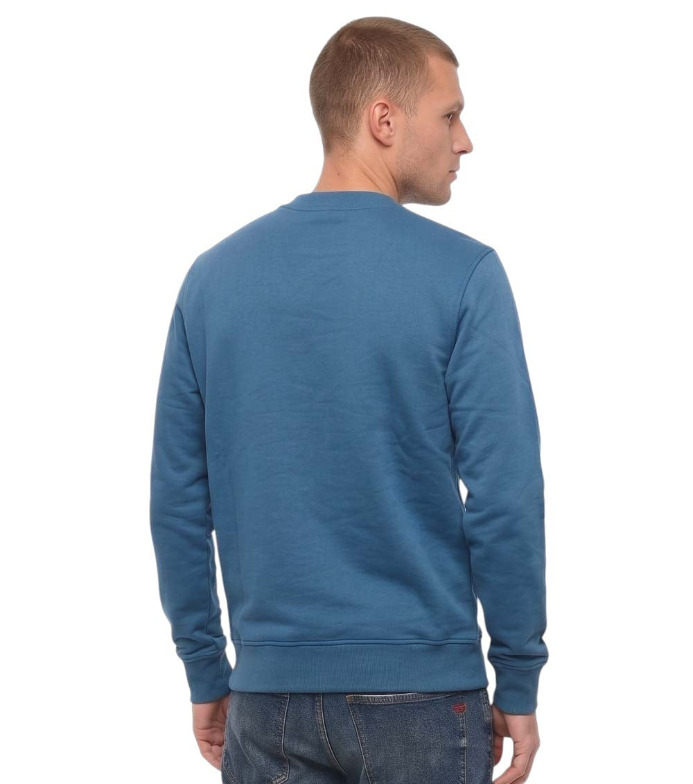 Blue Crew Neck Sweatshirt 2