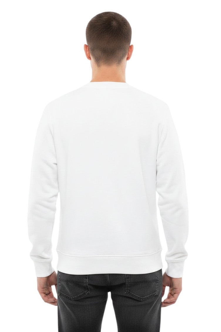 White Crew Neck Sweatshirt 2