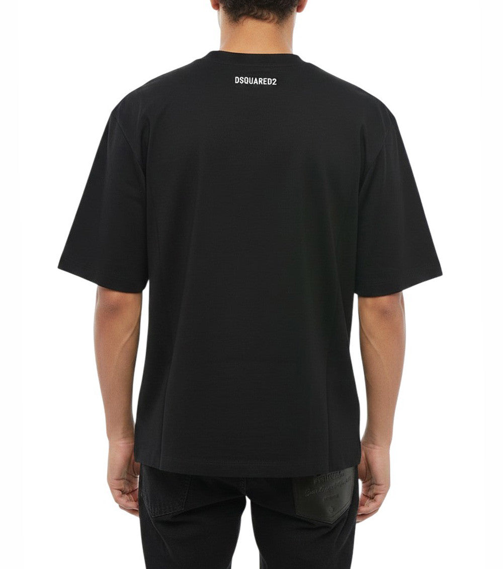 Black Crew Neck T-Shirt 2