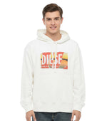 White Graphic Logo Hoodie 1