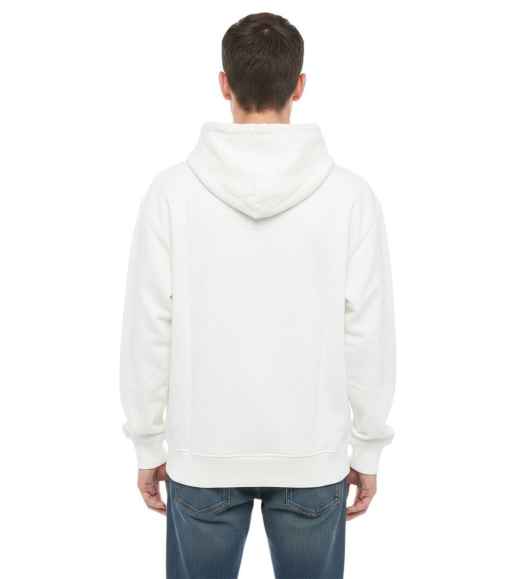 White Graphic Logo Hoodie 2
