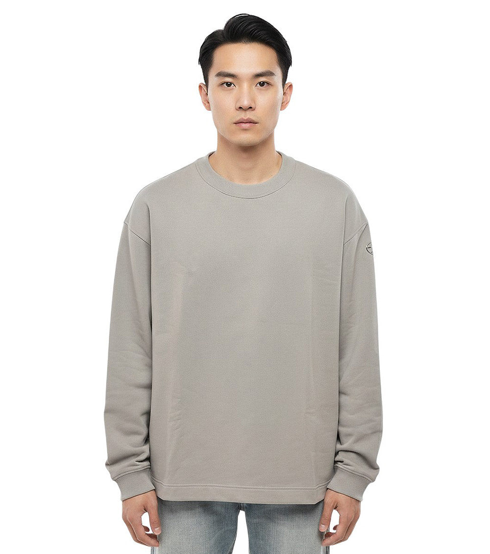 Grey Crew Neck Sweatshirt 1