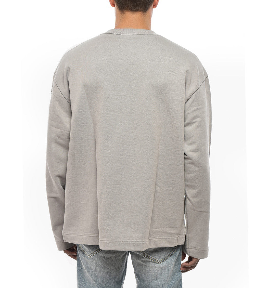 Grey Crew Neck Sweatshirt 2