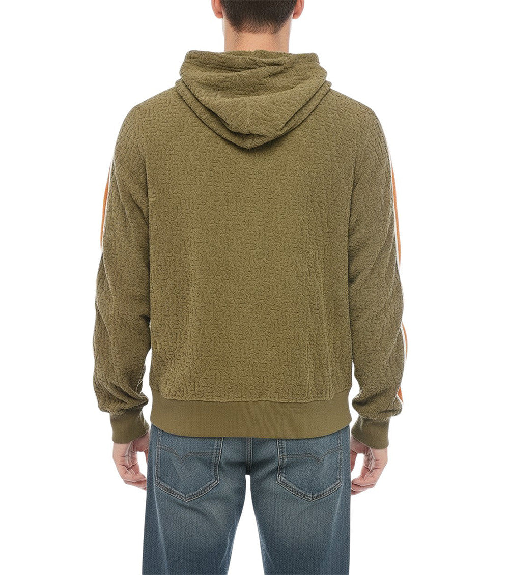 Green Textured Hoodie 2