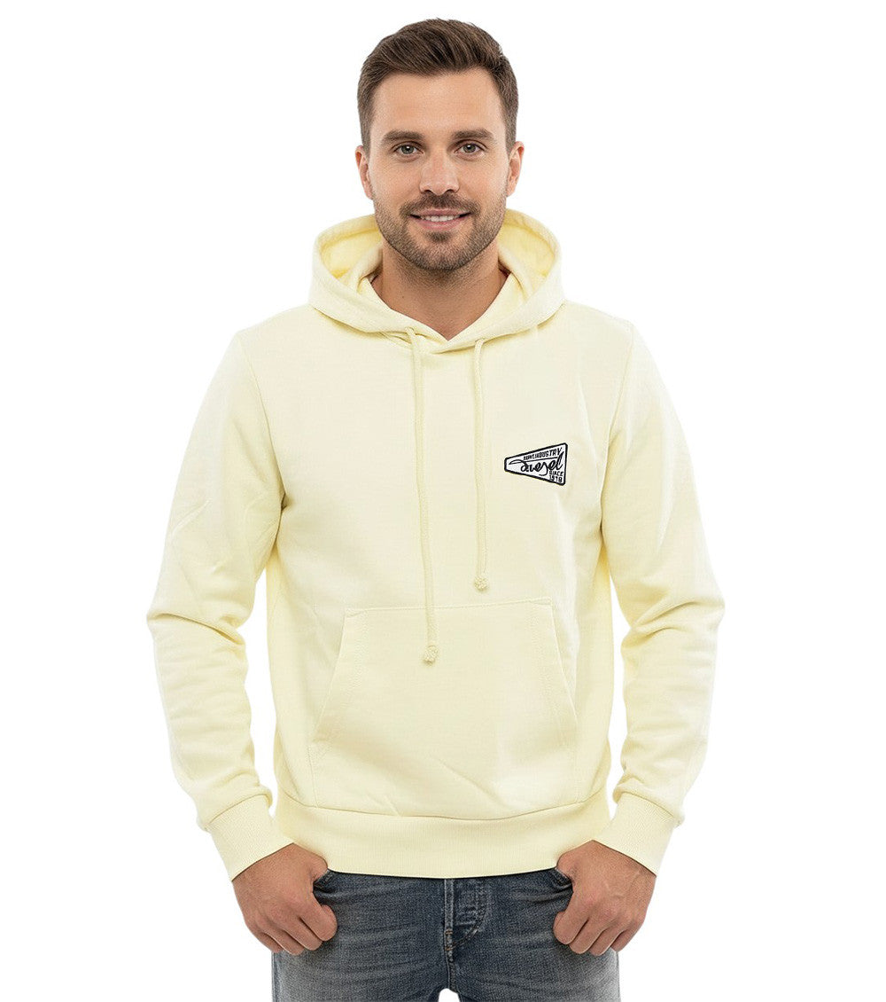 Light Yellow Logo Hoodie 1