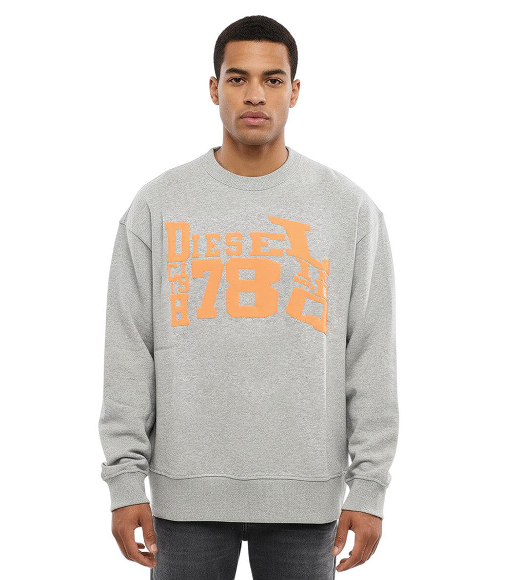 Grey Crew Neck Sweatshirt 1
