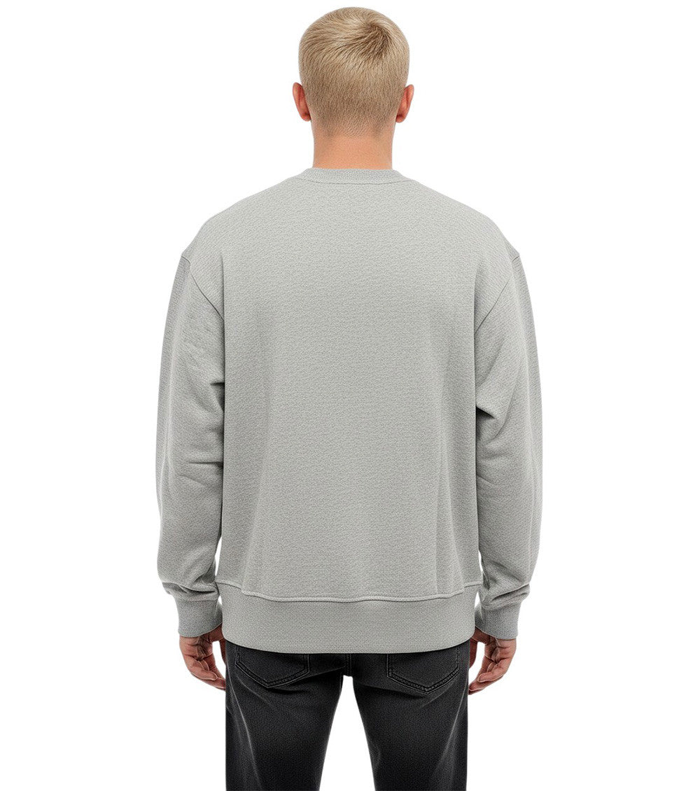 Grey Crew Neck Sweatshirt 2