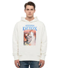 White Graphic Logo Hoodie 1