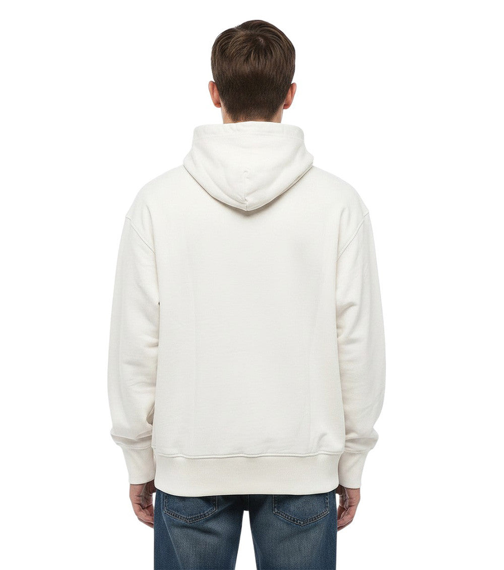 White Graphic Logo Hoodie 2