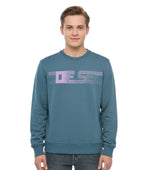 Blue Crew Neck Sweatshirt 1