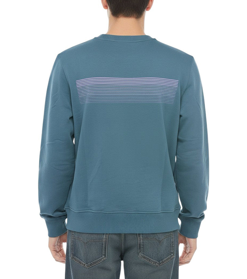 Blue Crew Neck Sweatshirt 2