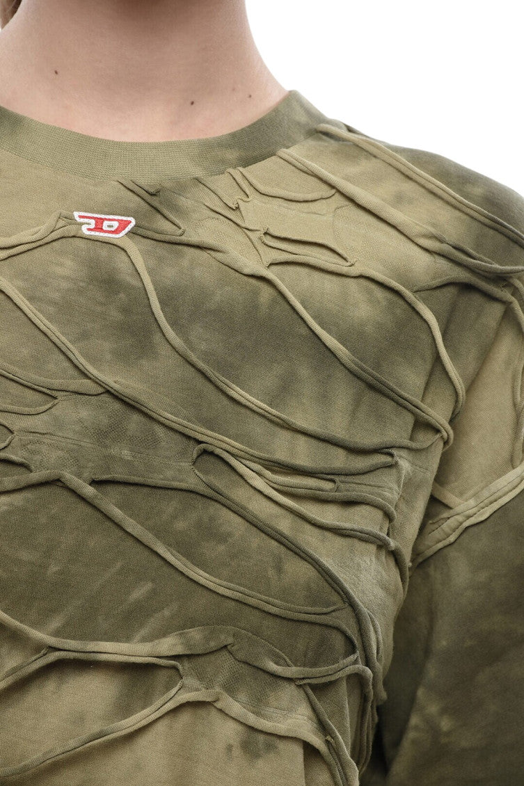 Green Tie-Dye Crew Neck T-Shirt 3