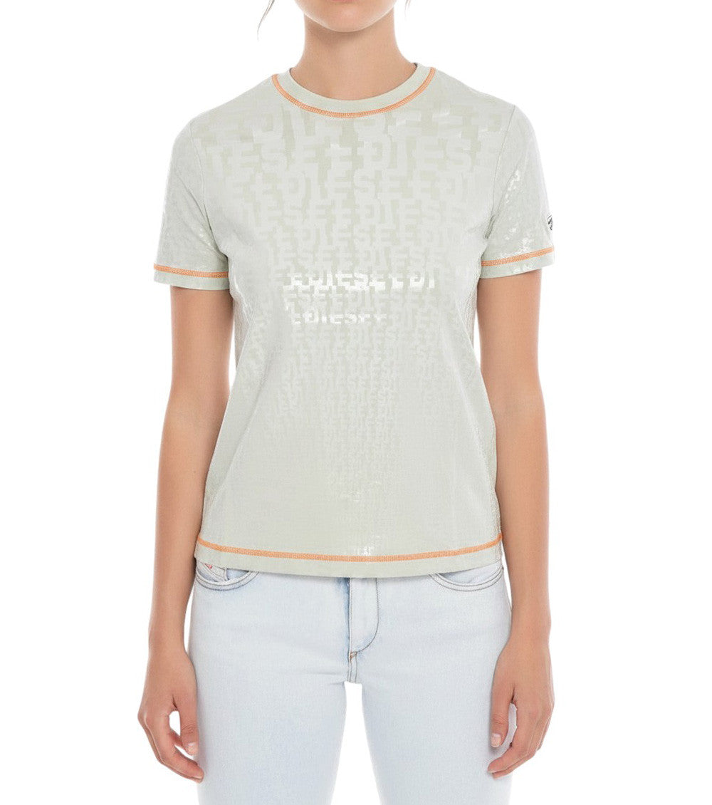 Grey Logo Crew Neck T-Shirt 1