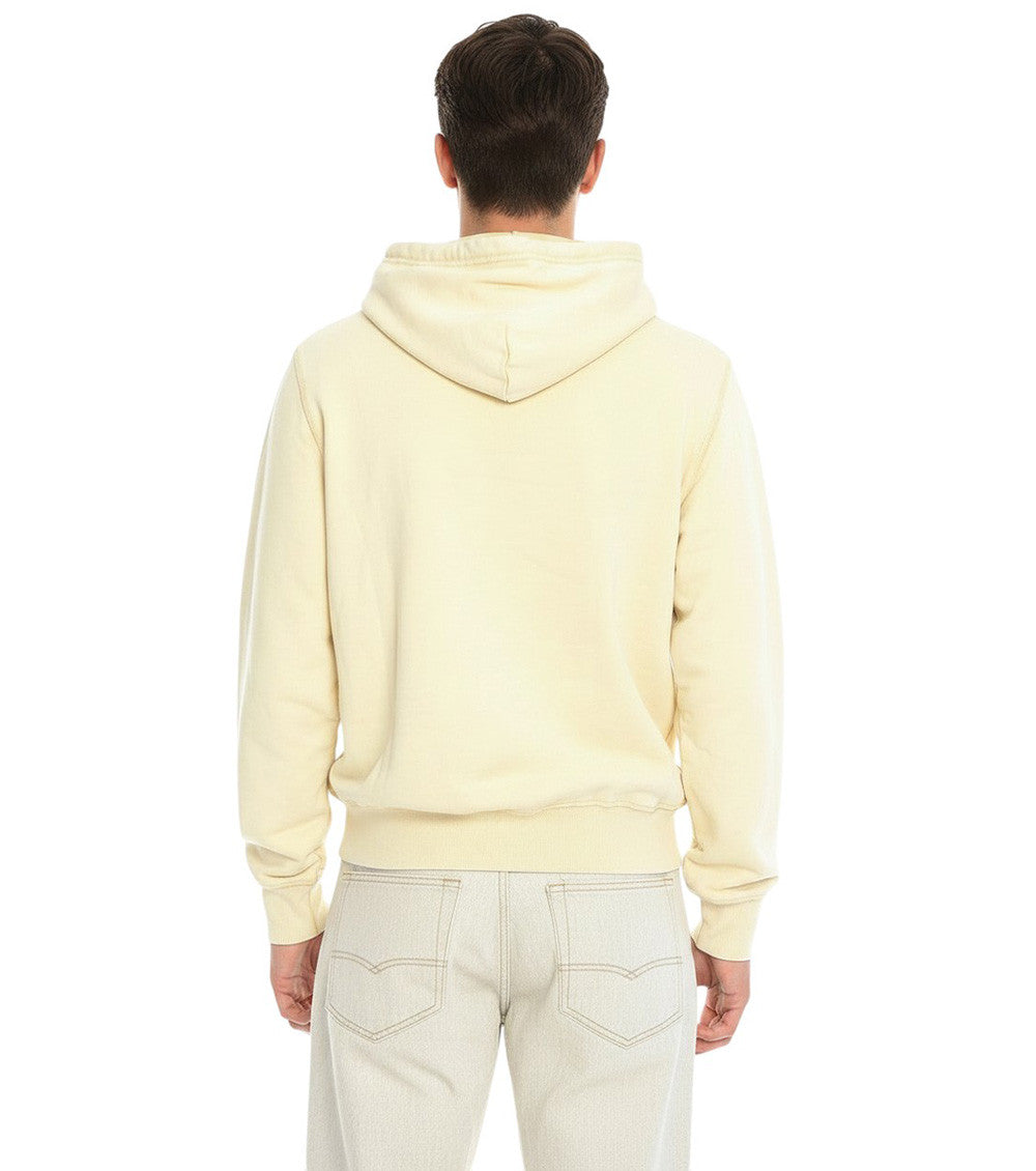 Light Yellow Solid Hoodie 2