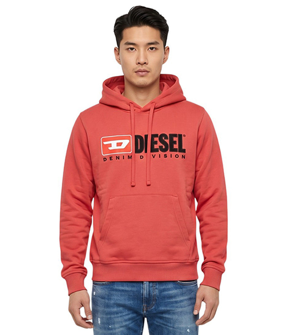 Red Logo Regular Hoodie 1