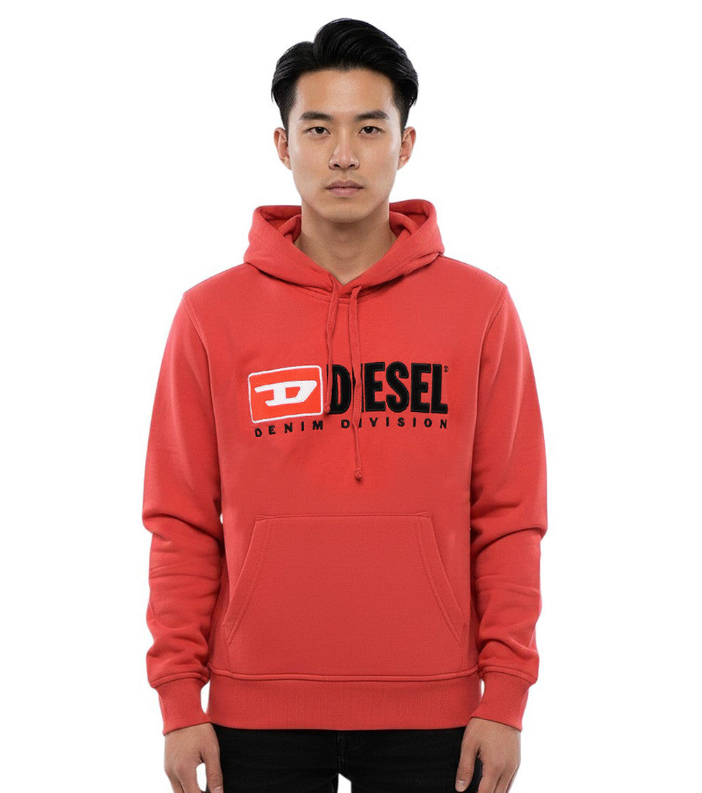 Red Logo Regular Hoodie 1