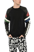 Black Crew Neck Sweatshirt 1
