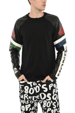 Black Crew Neck Sweatshirt 1