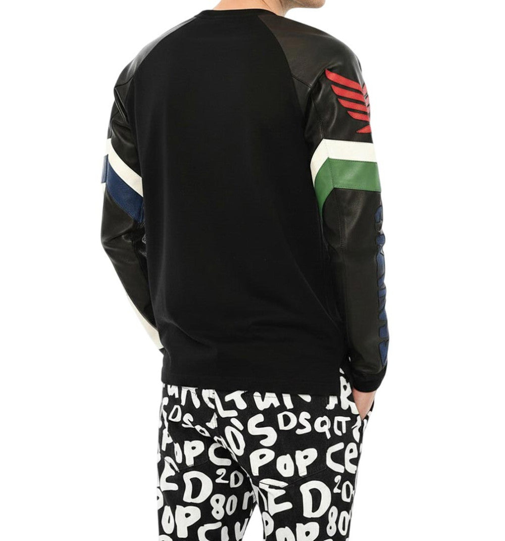Black Crew Neck Sweatshirt 2