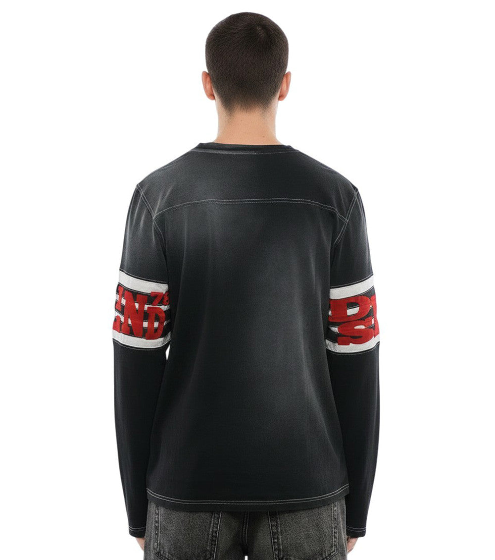 Black Crew Neck T-Shirt 2