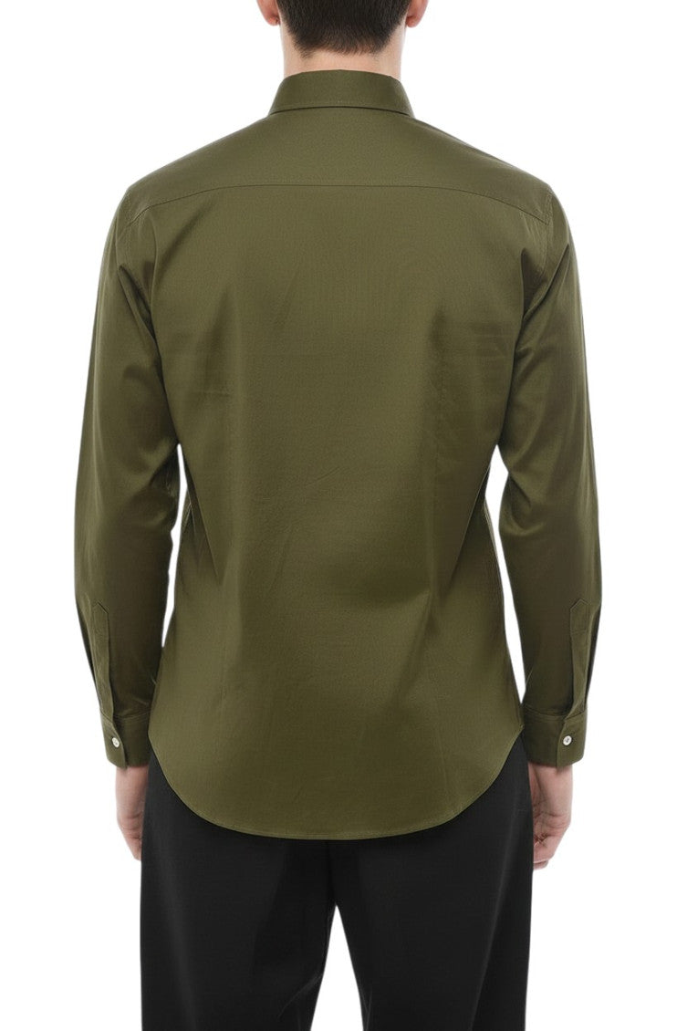 Green Slim Logo Shirt 2