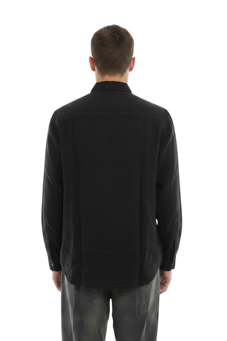 Black Regular Solid Shirt 2