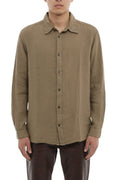 Olive Brown Regular Shirt 1