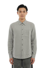 Grey Regular Solid Shirt 1