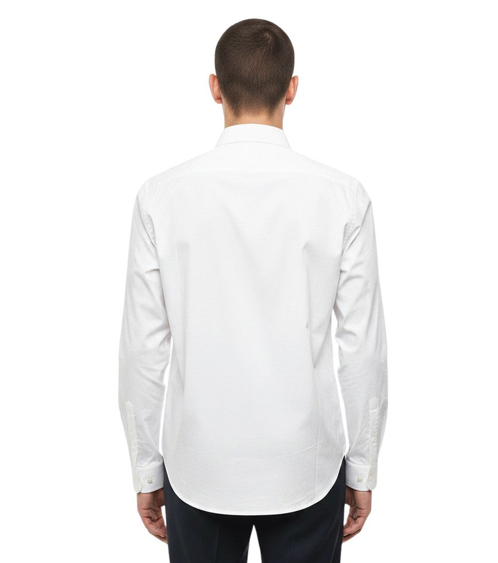 White Regular Solid Shirt 2