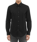 Black Slim Solid Shirt 1