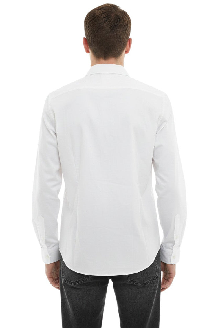 White Regular Solid Shirt 2