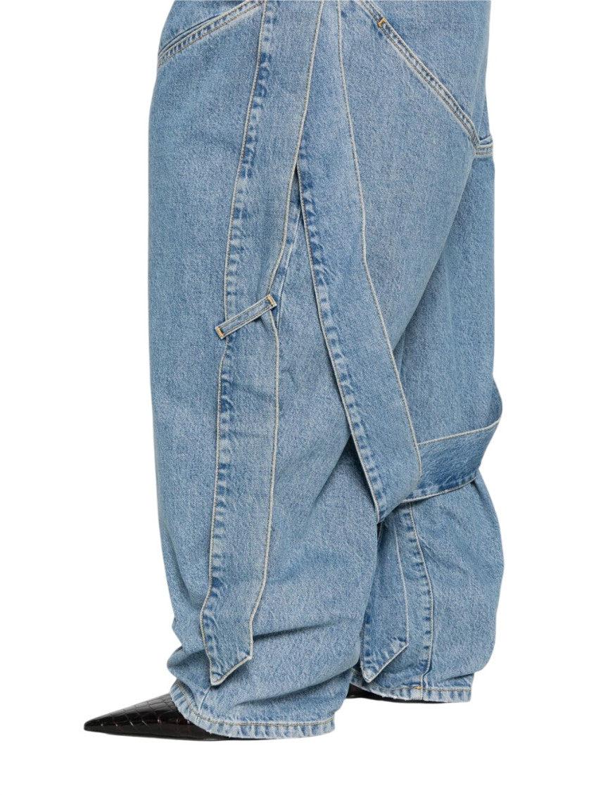 Sky Blue Loose Mid Rise Jeans 5