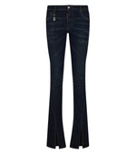 Blue Slim Mid Rise Jeans 1