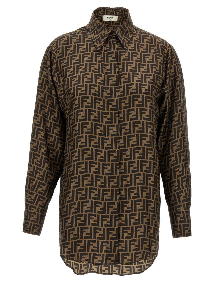 Brown Silk Shirt 1
