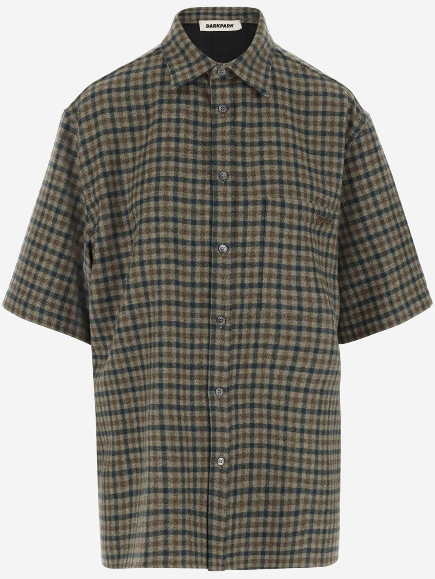 Multicolor Collar Short Sleeves Shirts 1