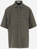 Multicolor Collar Short Sleeves Shirts 1