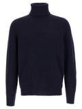 Blue High Neck Sweater 1